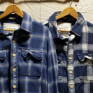 Abercrombie and Fitch Men's Flannel Shirts